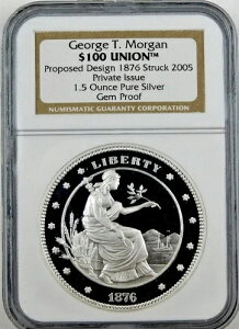 1876 2005 �W���[�W�ET�E���[�K�� 1.5�I���X �V���o�[ $100 ���j�I�� NGC??�����ȕi��??