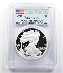 PR70 DCam 2010-W �A�����J���V���o�[�C�[�O�� FS PCGS *5888