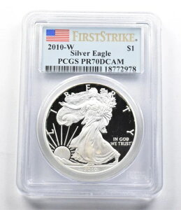 PR70 DCam 2010-W �A�����J���V���o�[�C�[�O�� FS PCGS *5884