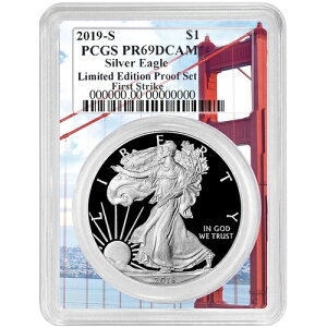 2019-S ����� �v���[�t�Z�b�g $1 �A�����J�� �V���o�[ �C�[�O�� PCGS PR69DCAM FS Go...