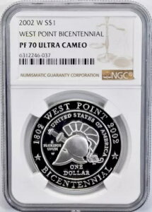 2002N EFXg|Cg Vo[_[ $1 NGC PF70??ȕi??