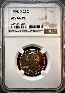 1998-D Vg NH[^[ NGC MS66 PL 󏭃v[t WF