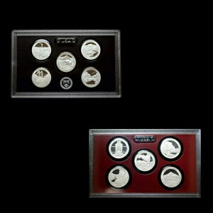 2010 2011 南アメリカ ザ・ビューティフル国立公園 米国造幣局 プルーフシルバーセット