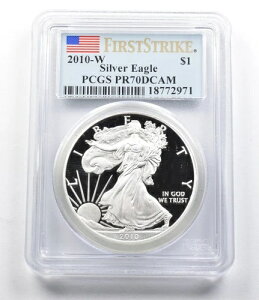 PR70 DCam 2010-W �A�����J���V���o�[�C�[�O�� FS PCGS *5939