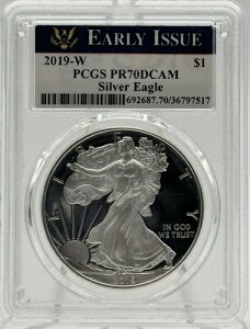 2019 W �v���[�t �V���o�[ �C�[�O�� PCGS PR70 DCAM �������s���x�� *STL