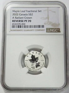 2022�N �V���o�[ �J�i�_ $2 ���f�B�A���g �N���E�� 1/10�I���X ���[�v�����[�t �t���N�V���i�� NGC REV PF 70