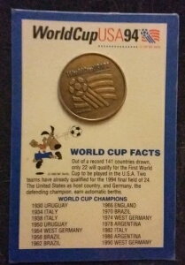 1994 FIFA���[���h�J�b�v USA '94 �u�����Y�R�C�� ���J���p�b�P�[�W���� ���[���h�J�b�v�`�����s�I��