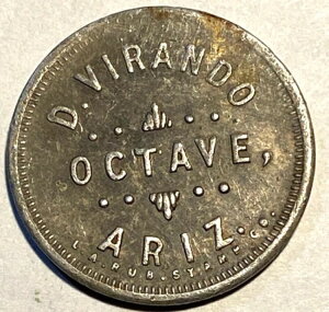 A9333 D. Virando/Octave/Ariz./LA Rub Stamp Co @1910 �� 12 1/2c