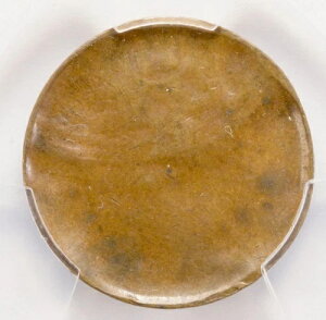 PCGS 1セント リンカーン ウィート セント オフセンター ブロッケージ ダイ キャップ ストライク AU55