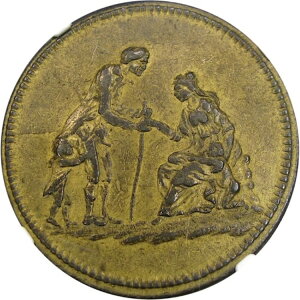 1788 G BRIT DH-1 NGC AU50 �E�H���b�N�V���[ �n�[�t �N���E�� ~ ����Ȃɑf���炵�����̂͒�����!