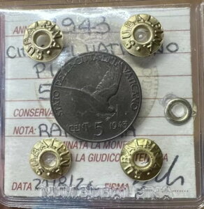 �o�`�J���s���s�I12�� 5�Z���g 1943�N ���Ɋ󏭂Ȗ��J�� FDC Subalpina