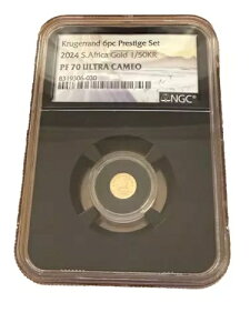 南アフリカ 2024年 金貨 1/50オンス 1/50 クルーガーランド NGC PF70UC