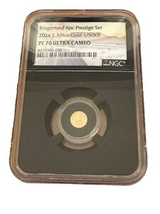 南アフリカ 2024年 金貨 1/50オンス 1/50 クルーガーランド NGC PF70UC