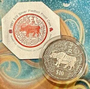 �V���K�|�[�� 1997 $10 �s�G�t�H�[�g �v���[�t 2�I���X .999 �V���o�[ 38K ���s