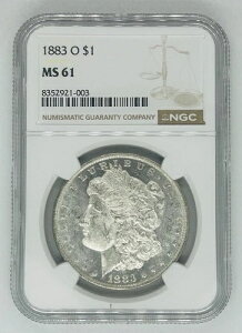 1883-O K 1hd NGC MS 61 (v[t)