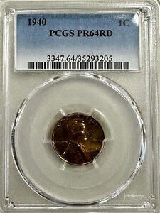 f炵1940N PCGS PR64RD v[t PR 64 bh J[ EB[g Zg yj[ RC 