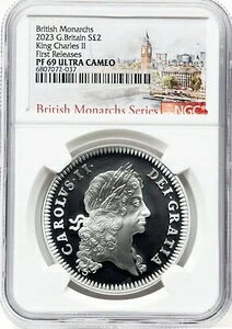 �C�M���X 2023�N 2�|���h - 1�I���X ��� - B �N�� - �`���[���Y2�� - NGC PF 69 UC