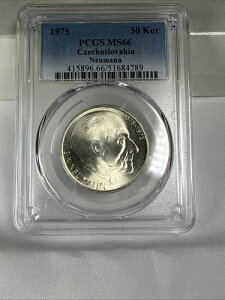 1975�N�`�F�R�X���o�L�A 50�R���i��� - PCGS MS66 - S. K. Neumann