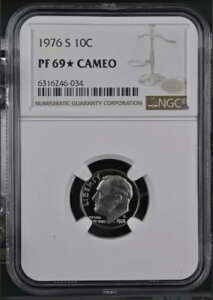 1976 S 10c NGC PF69 �X�^�[�J���I