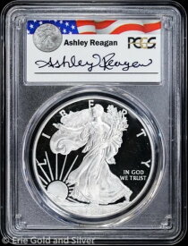 2016-W プルーフ $1 アメリカン シルバー イーグル PCGS PR 69 DCAM | レタードエッジ レーガン