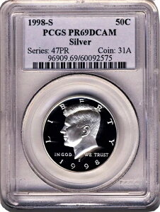 1998 S PCGS PR69DCAM Vo[ v[tZbg .50 .25 .10. 05 .01