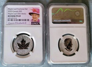 2023N GUxX35NLO Vo[[v[t 3h NGC PF69 o[Xv[t