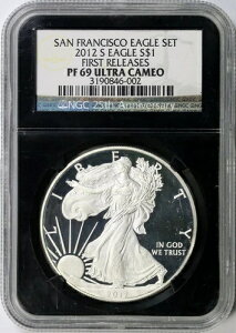 2012-S �v���[�t $1 �A�����J���C�[�O�� NGC ���g�� PF69UCAM NGC ���o��25���N