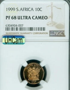 1999�N ��A�t���J 10�Z���g NGC PF68 MAC UCam 2ND PHINES SPOTLESS 3,743�� ���s *