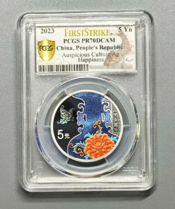 PCGS PR70DCAM 2023 5Yn g˕ Ag Happiness FIRSTSTRIKE u?v