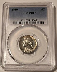 1950�N �W�F�t�@�[�\�� �j�b�P�� PR67 PCGS ���邢�F���� ���[�v���[�t ����