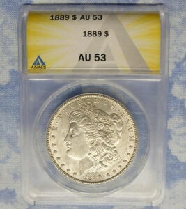 1889 ANACS AU 53 K $1AAJO