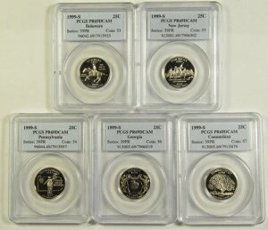 1999-S 5g PCGS Nbh Xe[g NH[^[ Zbg PR 69 DCAM