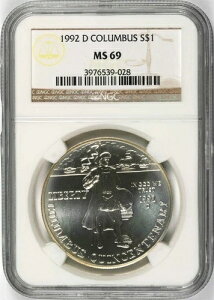 1992-D �N���X�g�t�@�[�E�R�����u�X ��� 1�h�� NGC MS69