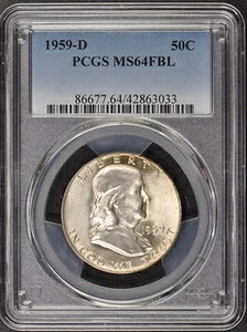 1959-D 50Zg tN n[t_[ PCGS MS64FBL