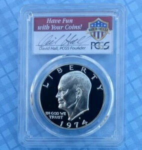 1974 S PCGS PR 69 D-Cam AC[n[ 1h݁AfCrbhEz[MTC胉x