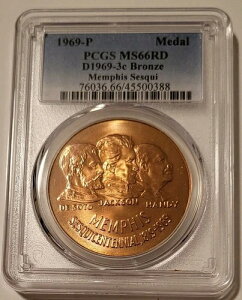 1969N P tBX150NLOuY_ AJ D1969-3c MS66 bh PCGS
