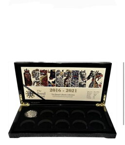 QUEEN'S BEASTS �R�C���{�b�N�X �V���o�[�R�C���p �J�[�h�t�� 10x2�I���X