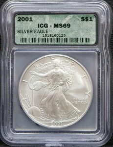 2001N 1h AJ Vo[ C[O ICG MS69 O[x 