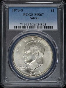 1973-S 1h݃ACNh - ^Cv2 PCGS MS67