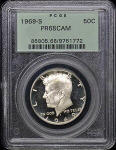 1969-S 50Zg PlfB n[t_[ - ^Cv2 Vo[Nbh PCGS PR68CAM