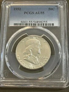 1952N tN n[t_[ 50Zg PCGS AU55