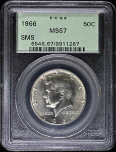 1966N 50Zg SMS PlfB n[t_[ - ^Cv2 Vo[Nbh PCGS SP67