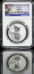 2015N P I[XgA Vo[ 1h RA ~ NGC MS 69 ~ 