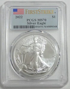 2022N AJ 1h AJVo[C[O PCGS MS70 t@[XgXgCN 1IX .999 