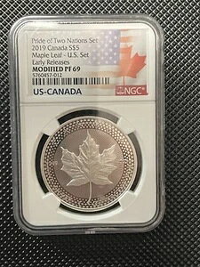 2019 S5�h�� �J�i�_ ���[�v�����[�t �v���C�h �I�u �c�[�l�[�V�����Y 1�I���X �V���o�[ NGC ER ���f�B�t�@�C�h PF69