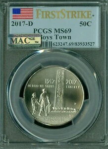 2017 D {[CY^E n[t_[ PCGS MS69 PQ F.S. MAC X|bgX *