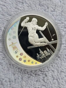 2008年 25ドル カナダ スターリングシルバーコイン フリースタイルスキー 限定鋳造 例外あり