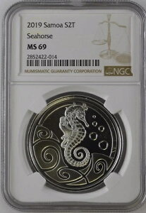 2019 �T���A �V�[�z�[�X �V���o�[ 2 �^�� S2T NGC MS69 �g�b�v�|�b�v!!!