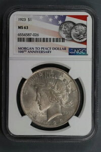 1923N 1h ah NGC MS63 MS BU UNC č^RC SLAB-159
