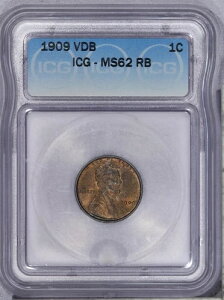 1909 VDB J[ EB[g Zg 1Zg ICG MS62 RB